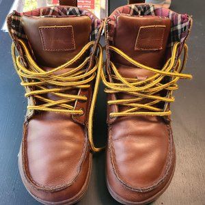 lems boulder boot russset leather 39